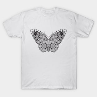 Butterfly Mandala Design T-Shirt